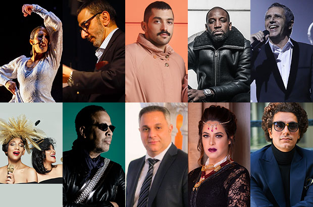 Constellation of starts at the Mohammed V National Theatre