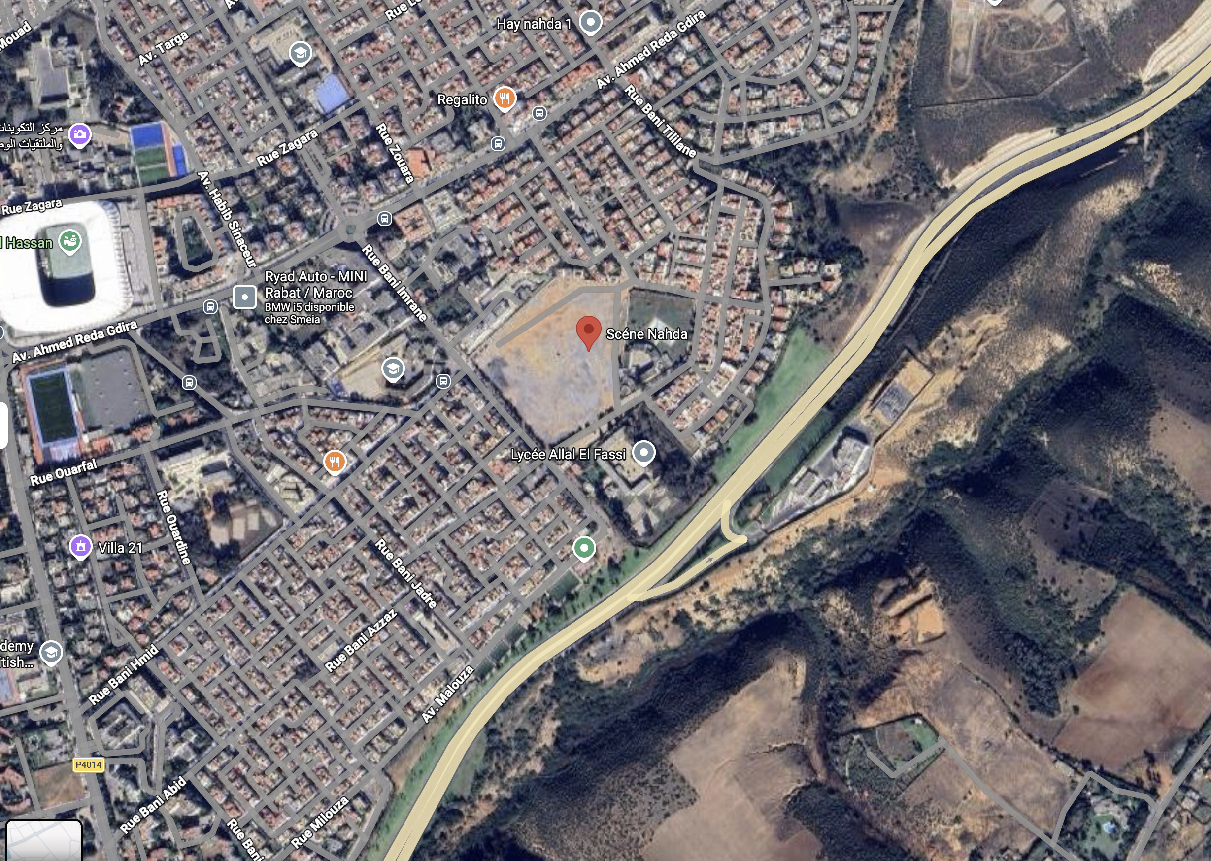 Carte OLM Souissi
